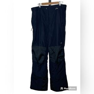 Slalom Black Snowboarding Pants Sz XL